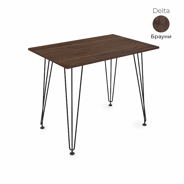 Стол обеденный прямоугольный Алсав 21Delta.007 Brauni