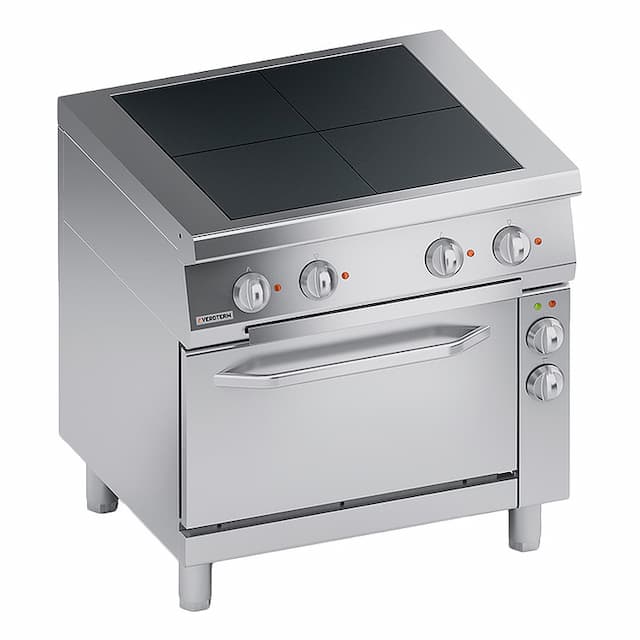 Плита электрическая VEROTERM VT7RUE10FV 4 конфорки, напольная