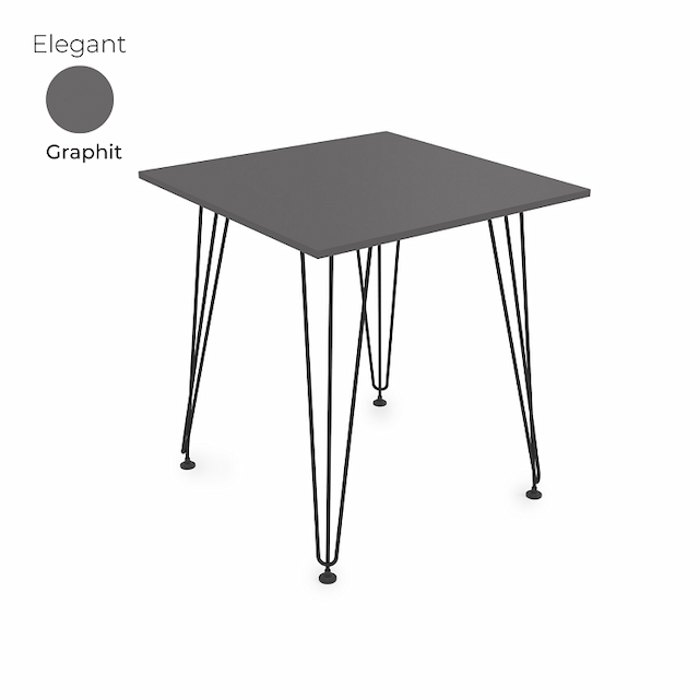 Стол обеденный квадратный Алсав 21Elegant.007 Graphit