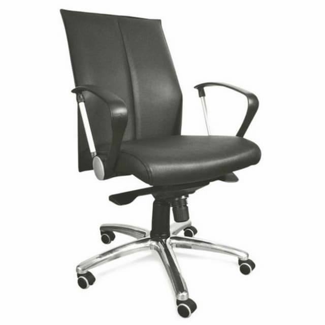Кресло для руководителя Мирей Линк РС900 хром короткий, кожзам