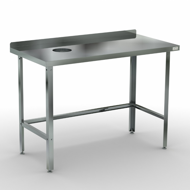 Стол для сбора пищевых отходов с бортом КОБОР СРОБ-120/60 Л/П