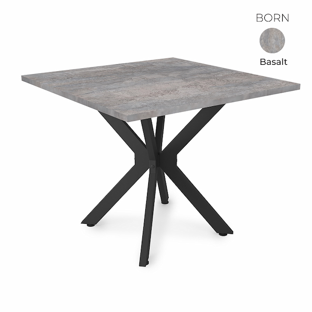 Стол обеденный квадратный Алсав 21BORN-K.900 Basalt