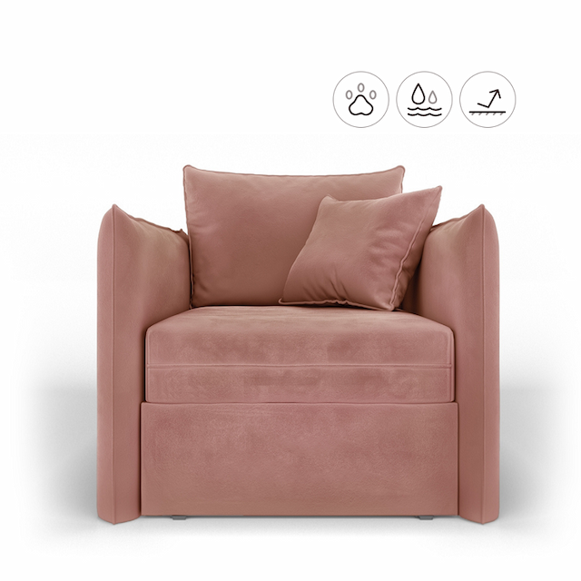 Кресло Мастерфабрик Виви Нью ТТ Clarins 312 ткань букле