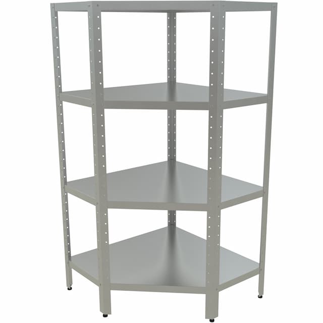 Стеллаж кухонный угловой КОБОР СКУ-6/3-70/100/430