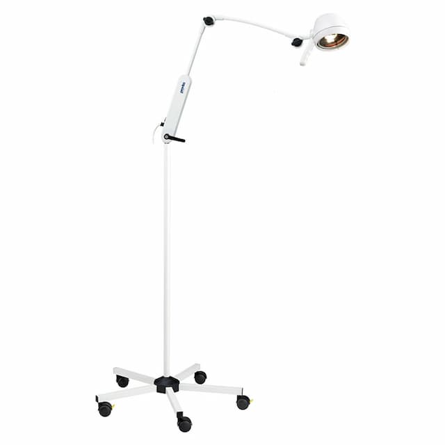 Лампа смотровая Серии 1 галогенная Apexmed на мобильной основе, с двойным шарнирным держателем